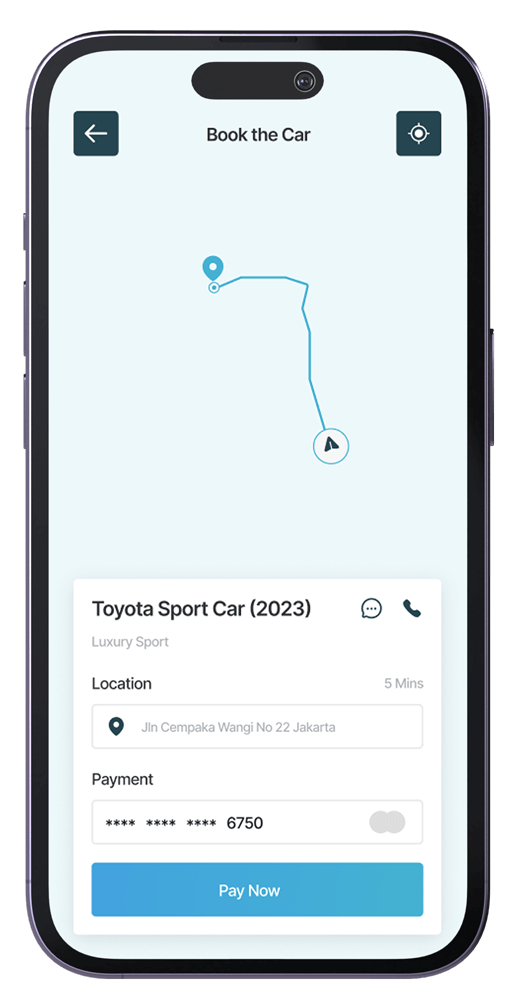 Morent Car Rental Mobile App